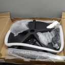 DoubleFill 23.3-31.5 Inches Height Adjustable Outdoor Cocktail Round Tables for Patio with Wheels Adjustable Tall 360Swivel 23.7'' Round Cocktail Bar Table for Patio Pool Balcony Dining Room Party