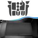 SXCY for 2022-2024 2025 Kia Niro EV Accessories Cup Holder Inserts Liner 2024 2025 Niro EV Door Slot Mats Niro EV Accessories 2023 2024 2025 Niro EV Center Console Liners Anti-dust Mat (Niro EV black)