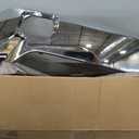 GXARTS Front Chrome Lower Bumper Valance Trim 1668858025 Compatible with Mercedes-Benz ML350 ML250 2012 2013 2014 2015