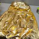 Stretch Chair Cover Chair Slipcover Chair Decoration for Wedding Banquet Party (Shiny Gold)