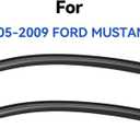 Window Visors Rain Guards Shield for 2005-2009 Ford Mustang, Out-Channel Window Vent Wind Deflectors Visors Shades for 05-09 Ford Mustang