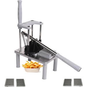 French Fry Cutter for Potatoes Carrots Cucumbers in Restaurants or Home Kitchen Long Lever Arm making cutting easily