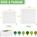 Fruit Tree Netting, Blueberry Bush Netting Cover for Garden Protection, 4Pcs Garden Plant Netting Pest Barrier for Raised Beds for Strawberry, Tomato, Bug Mesh Net from Bird, Cicadas (4X4.9FT 2PACK + 5.3X5.3FT 2PACK)