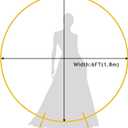 Fomcet 6FT Round Wedding Arch Circle Backdrop Stand Balloon Frame Gold Metal Wedding Arch for Ceremony Birthday Party Baby Shower Anniversary Bridal Graduation Background Decoration