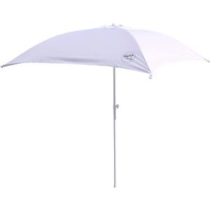Taylor Made Anchorshade III Boat Shade, White, 6' x 6', Adjustable Aluminum Pole to 8 Feet, UV-Treated Fade-Resistant Nylon, Market-Style Top, Carrying Case, Fits Most Boats and Benches 22042