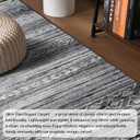 Living Room Rugs 5x7 Washable Farmhouse Neutral Large Moroccan Geometric Soft Non Slip Indoor Thin Floor Carpet for Bedroom Dorm Dining Table Home Office Grey Area Rug