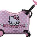 Bioworld Hello Kitty Character Face Pink Ride-On Luggage, OSFA