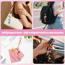 Molirex 288 Pcs Lip Gloss Keychain Making Kit 86 Bag Charms 20 Chains & Lobster Clasps, 150 Clips with Plier Tools Key Chain DIY Craft Jewelry Making Supplies