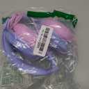 Wired Kids Headphones with USB C Plug, 85dB Safe Volume, Adjustable Headband, Tangle-Free Cord Headphones for School, Tablet, Travel (Light Purple & Pink, Without Microphone)