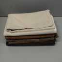 MIULEE Pack of 4 Decorative Throw Pillow Covers 24x24 Inch Brown Chenille Textured Throw Pillows Boho Farmhouse Rustic Accent Cushion Covers for Vintage Modern Home Decor Couch Sofa Bed Living Room