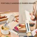 Electric Pasta Machine 5-in-1Homemade Handheld Wireless Noodle Machine Automatic Spaghetti Maker Pasta Portable Stainless Noodle Maker with Molding Mold And Cutting Machine
