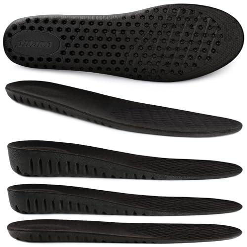 Ailaka Height Increase Insoles for Men Women, Honeycomb Shock Absorbing Cushion Insoles, Replacement Full Length Sports Shoe Height Inserts Height Elevation, Size: Men 10.5-13.5 M/Women 12-15 M