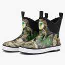 HISEA Kid's Deck Boots Waterproof Lightweight Ankle Rain Boots for Boys Girls Rubber Boots Non-slip Child Rain Shoes 1