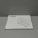 Reusable Bag Drying Rack, Foldable Metal Stand for Reusable Ziplock & Silicone Storage Bags, Rustproof Kitchen Dryer, Black