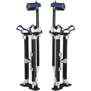 24-40 Inch Aluminum Alloy Drywall Stilts with Black for Working at High Places (Black,24-40 Inch)