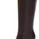 Modatope Knee High Boots Women Chunky Heel Square Toe Heeled Tall Boot for Women Fashion Side Zipper Long Boot, 6.5