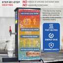 Commercial Hot Water Dispenser Commercial Water Boiler Electric Countertop Hot Water Machine Black 30L(8GAL)/Hour Step-heating Temperature Control 86-212F for Boba Tea Coffee Office Restaurant 1600W