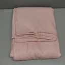 AmazerBath Blush Pink Shower Curtain Fabric, Waffle Shower Curtain Heavy Duty 240GSM, Hotel Quality Bathroom Shower Curtains, 72 x 72 Inches