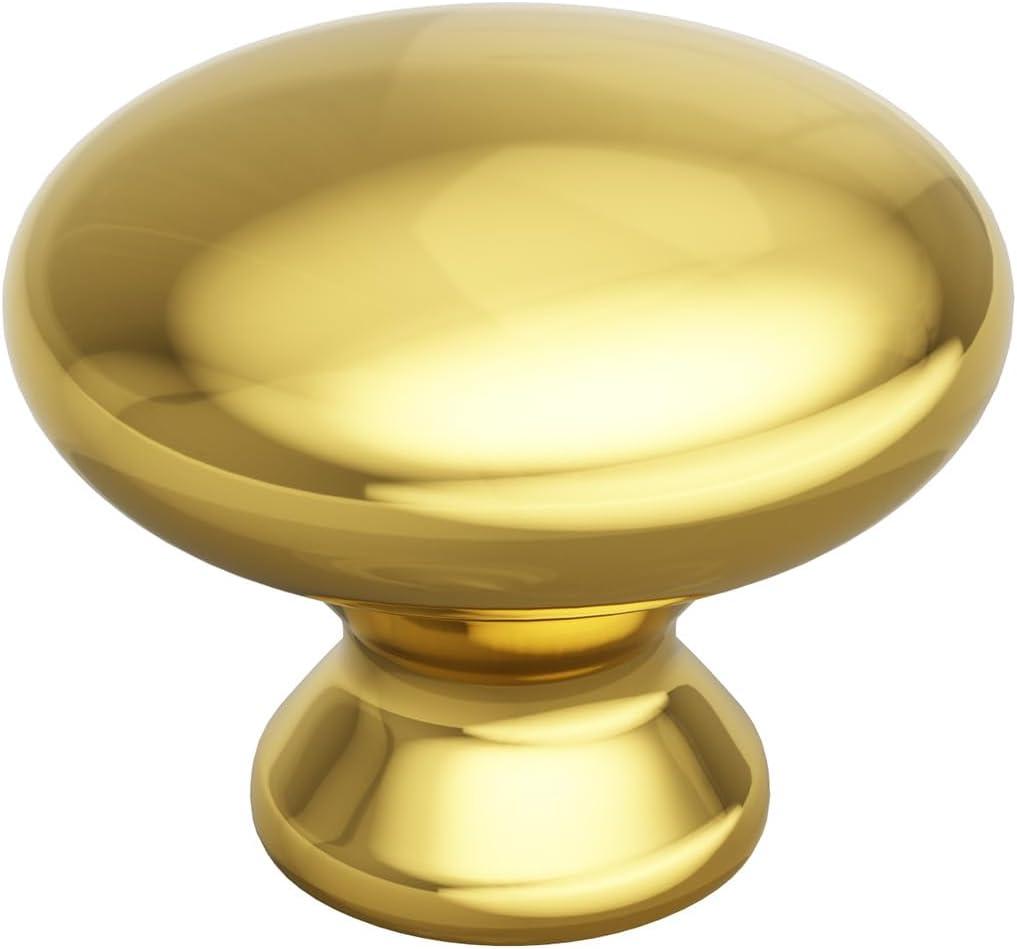 10 Pack Gold Cabinet Knobs, Round Drawer Knobs, Kitchen Drawer Dresser Hardware