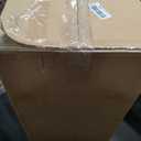 Amazon Basics Square Waste Container, Open Top, Space Saving, 25 Gallons, Grey, Pack of 2