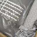 Peri Home Cut Geo 100% Cotton Duvet Cover, Full/Queen, Grey