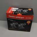 Paint Sprayer, Cosyjazz 1200W HVLP Spray Paint Gun with 5 Nozzles & 3 Spray Patterns, Adjustable Flow Control, 1400ml Container & Cleaning Tools, for House Painting, Fences, Cabinets, Walls etc.