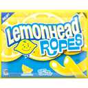 Lemonhead Ropes, Candy, Lemon, Tart and Citrusy, Soft and Chewy, 9 oz, BBD: JULY 09, 2026