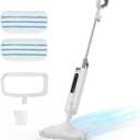 Steam Mop for Floor Cleaning with 2 Washable Pad, Lightweight Floor Steamer Cleaner Mop for Hardwood, Tile, Laminate Floors，Carpet