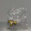 Water Line Adapter Splitter Tee Valve - Brass Dishwasher Toilet Supply Line Connector with 3/8 T Compression Fittings(3/8"-3/8"-3/8", 1 PCS)