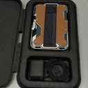Aulumu G03 Men's Wallet Leather Metal Card Case • Compatible with MagSafe • Multi Function • Mobile Phone Stand/Grip • Bottle Opener • RFID Shielding Cards