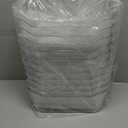 Tiawudi 12 Pack Plastic Storage Bins, Multi-Use Organizer Bins, Pantry Organizer, Clear Storage Containers for Home, Kitchen, Office, Cabinet, Shelf and Fridge Organization