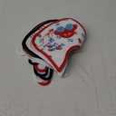 7Pcs Cotton Waterproof Baby Bibs Hook Loop Closure Newborn Bib Keepsake Baby Gift for Drooling Feeding Eating