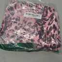 Molilove Womens Cheetah Print Romper Sexy Bodycon Shorts Jumpsuit Long Sleeve Crew Neck One Piece Outfits Y2K Trendy Clothes Size Medium