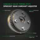 Variable Valve Timing VVT Sprocket Gear Adjuster, Fits For Honda Accord 2.4L 2003-2007, for Honda Element 2.4L 2003-2011, OE 14310-RAA-A01,14310RAAA01,3T1009