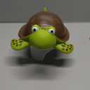 Pool Chlorine Floater, Large Capacity Floating Chlorine Dispenser Fits Up to 5 Pc 3-Inch Chemical Tablets, Heavy-Duty Plastic-Anti-Aging,Top Vacuum Design- Prevent sinkin (Turtle)