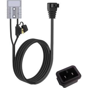 Anderson 50A Plug to Power Cord Cable for 12 Volt Refrigerator 12V Fridge Freezers RV Refrigerator Portable Refrigerator Portable Freezer Compressor Electric Cooler