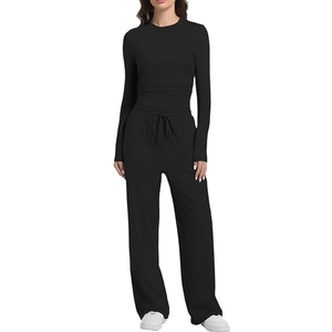 LILLUSORY Two Piece Comfy Black Fit Size Medium