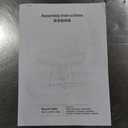 LITTLE TREE Round Dining Table for 4-6 People, 47 Inches Dining Room Table with Wooden Pedestal Base, Modern Dinner Table, Circle Kitchen Tables for Dining Room, Kitchen, Living Room(Table Only) (Light Brown)