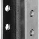 CURT 48650 Adjustable Lunette Ring or Coupler Channel 3-Inch ID x 11-3/4-Inch, 2-In Bolt Pattern