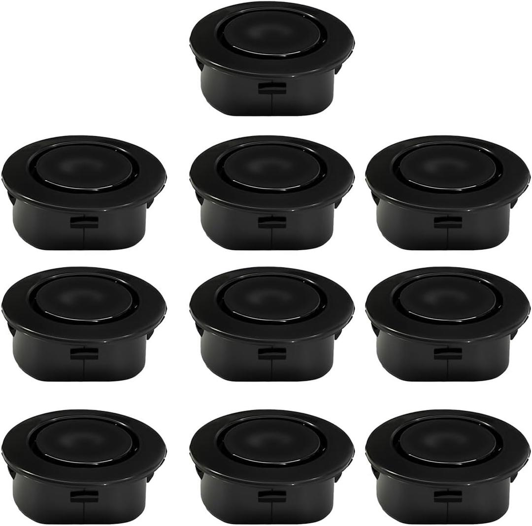 Car Rear Bumper Radar Hole Cover Plug, Dustproof & Waterproof Plastic Automotive Bumper Body Plug Covers, Flush Mount Auto Sensor Hole Cover, Universal Vehicle Exterior Accessory (10PCS)