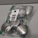 Liang baobao Stainless Steel Coffee Mugs 6oz Cups with Handle Set of 6 for Drinking Tea, Latte Espresso, Juice or Water