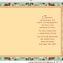 2 x Chuck's Card-O-Rama Grandson Christmas Card - Large Card Opens to 10" x 7.75" - MADE IN CHICAGO - Classic Santa Claus - Premium Envelope & Sturdy Mailer - PERFECT 1004