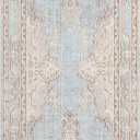 Momeni Rugs Isabella Traditional Medallion Flat Weave Area Rug, 2'3" X 7' Runner, Blue