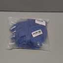 ZAFUL Women's Tie Back Padded High Cut Bralette Bikini Set Two Piece Swimsuit, Blue, Size L