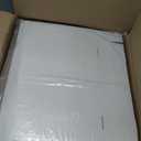 Dunzoom 20 Pcs Full Pan Corrugated Catering Box 21" x 13" x 3" Secure Stackable Food Delivery Container, White Bakery Cardboard Food Storage Boxes for Takeout Delivery