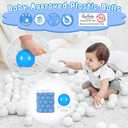 Realhaha Larger Plastic Balls for Ball Pit, Play Pin Balls for Toddlers Kid Ball Pits & Accessories for Bounce House,2.76 inches,50 100 pcs