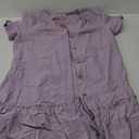 HOTOUCH Women Button Down Dress Loose Summer Cotton Linen Dress Ruffle Hem Casual Dress Short Sleeve Tunic Dress XL