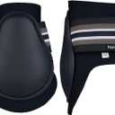 HORZE Adepto Fetlock Boots - Dark Navy - Horse (Horse, Dark Navy)