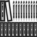 Faccito 10 Sets Christmas Employee Appreciation Gifts Thank You Pens Gifts Bulk Inspirational Ballpoint Pen with Box Motivational Pen for Staff Doctor Coworker Volunteer School Office Supplies