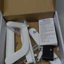 Generic 1 Set Door Lock Rolling Wood Sliding Door Kit Screen Door Handles Sliding Door Handle Pocket Door Handles Privacy Lock Sliding Window Lock Zinc Alloy White Accessories Metal, 17.5X9cm